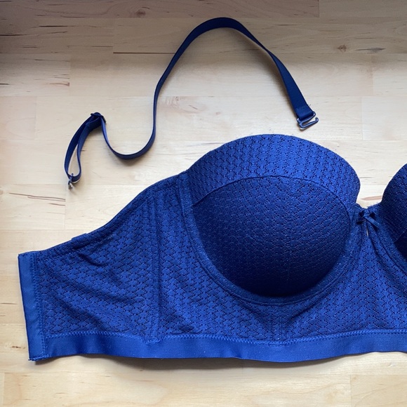 Aerie navy blue lightly lined Audrey bra 32DD - Picture 12 of 14